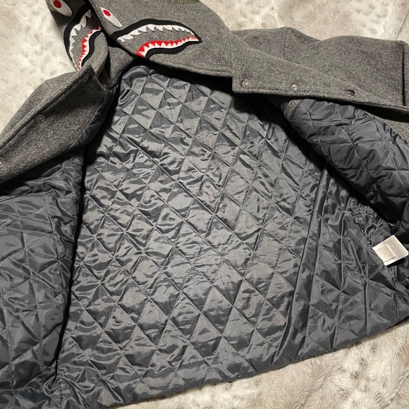 BAPE SHARK VARSITY JACKET - Picture 13 of 16